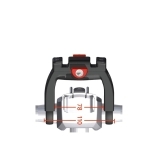 Klickfix adapter til elcykel m. centerdisplay m.lås
